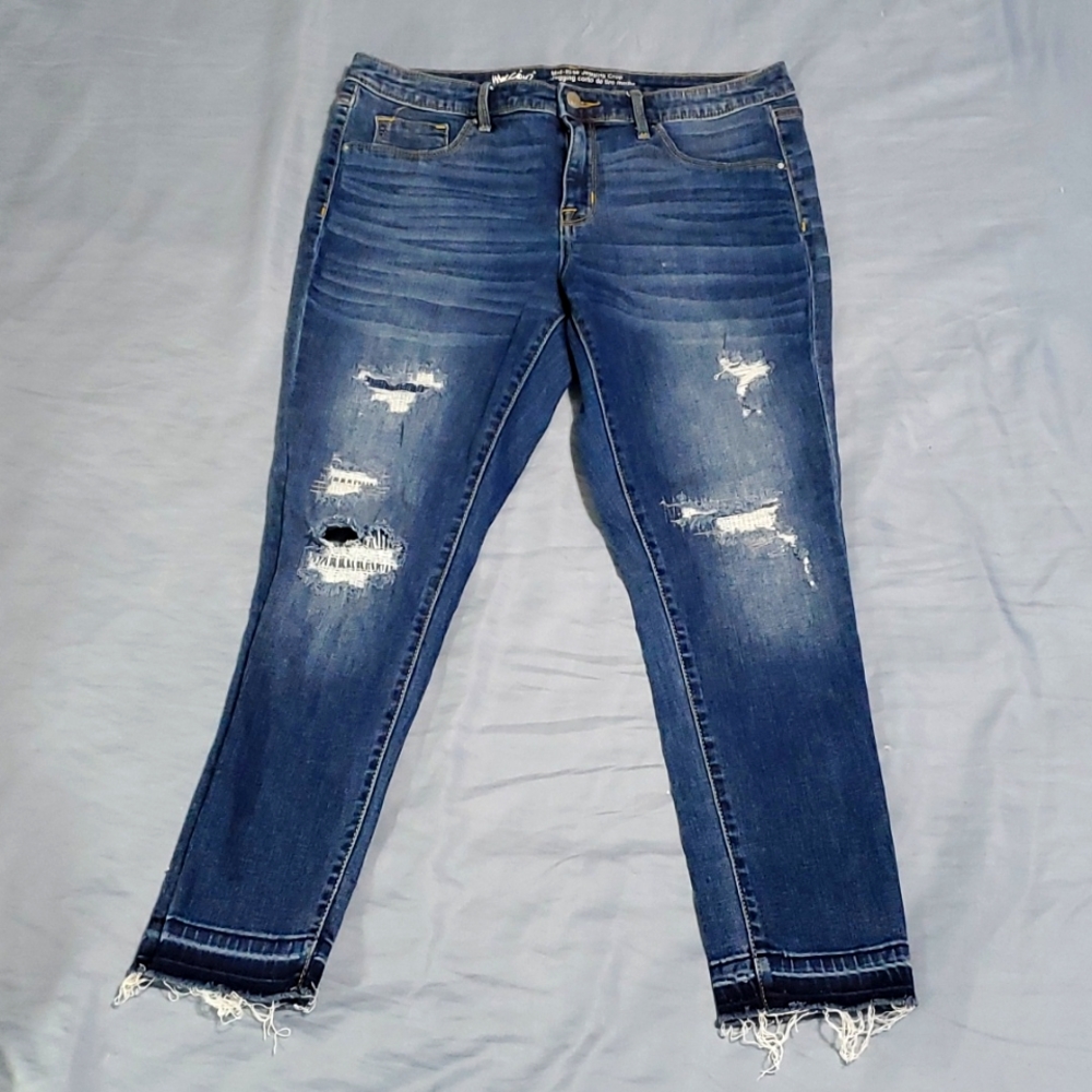 Mid Rise Jeggings Crop 12/31
